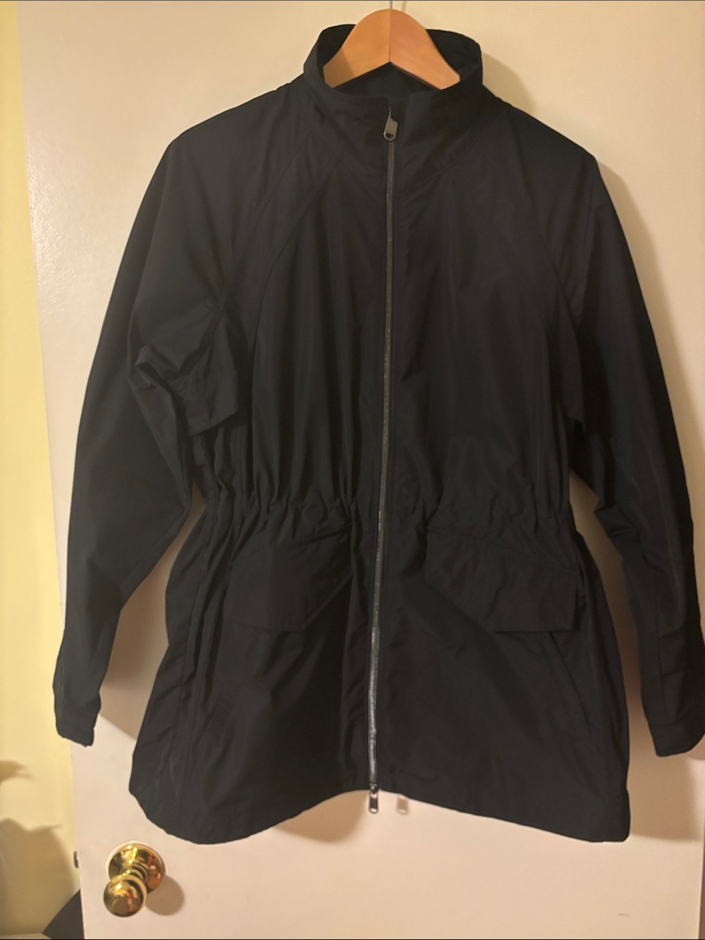 Athleta Black Zip-Up Utility Jacket - Picture 2 of 3
